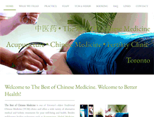 Tablet Screenshot of bestofchinesemedicine.com